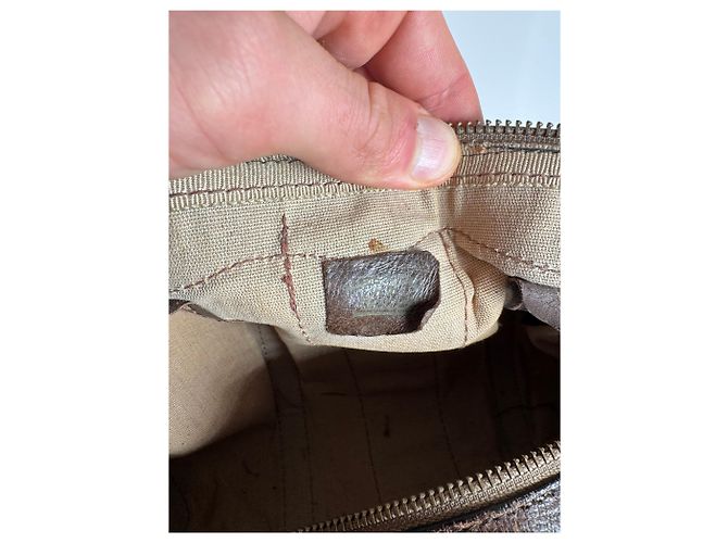 Mini Boston Monogram Bah Marrone Vintage Gucci - vista 5