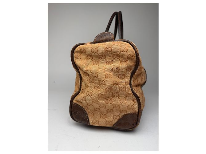 Mini Boston Monogram Bah Marrone Vintage Gucci - vista 7