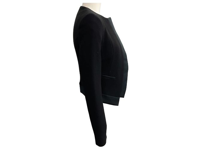 Derek Lam Black Wool Cropped Jacket - view 2