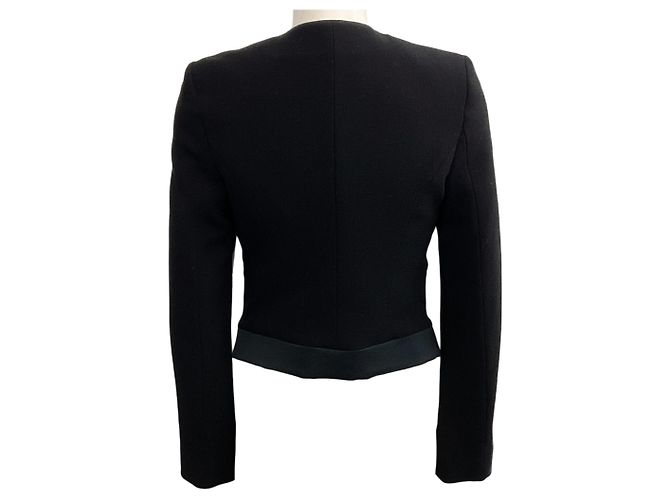 Derek Lam Black Wool Cropped Jacket - view 3