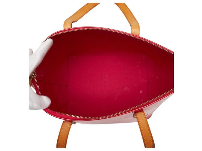 Borsa Bellevue PM in Monogram Vernis Louis Vuitton Rosa - vista 13