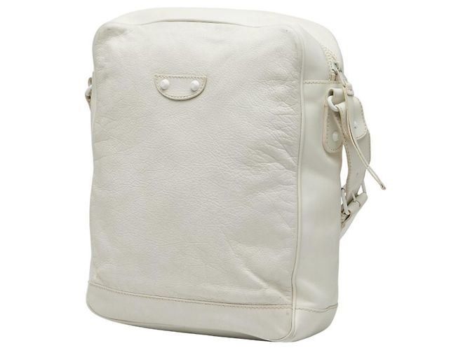 Borsa a Spalla Reporter Balenciaga Bianco - vista 2