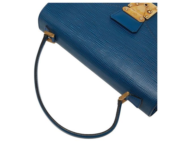 Borsa Louis Vuitton Epi Concorde Blu - vista 12