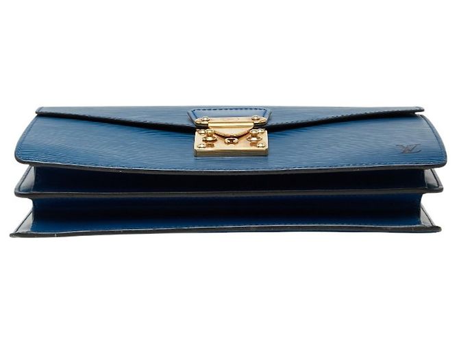 Borsa Louis Vuitton Epi Concorde Blu - vista 3