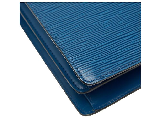 Borsa Louis Vuitton Epi Concorde Blu - vista 4