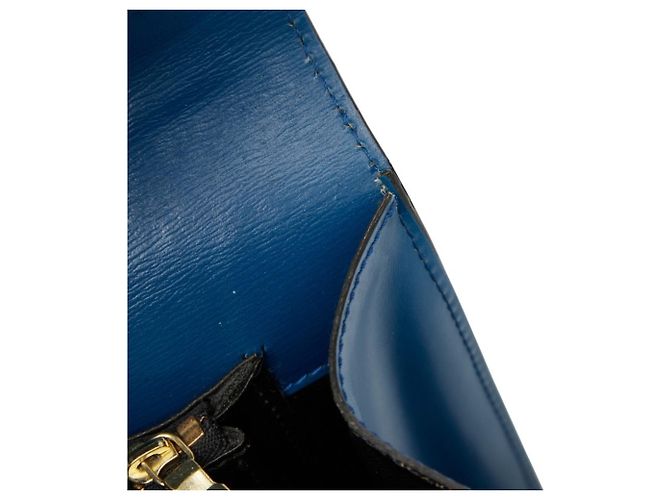 Borsa Louis Vuitton Epi Concorde Blu - vista 9