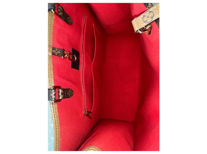 Borsa Onthego Louis Vuitton Marrone - vista 11