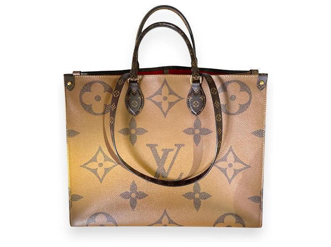 Borsa Onthego Louis Vuitton Marrone - vista 2