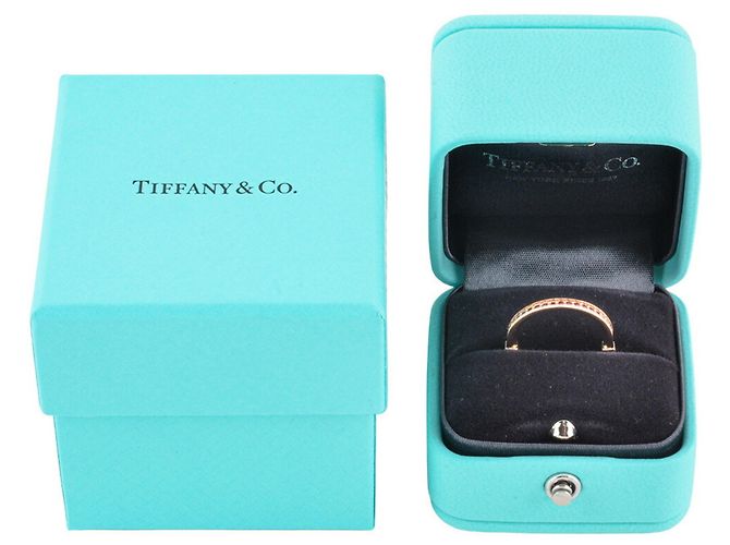 Anello in oro rosa con zaffiro Tiffany & Co. D'oro - vista 6
