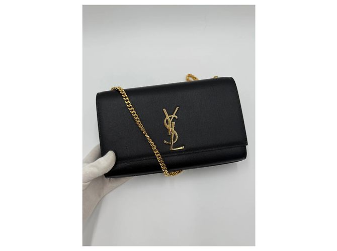 Kate Monogramme Kate Medium Saint Laurent Schwarz - Ansicht 3