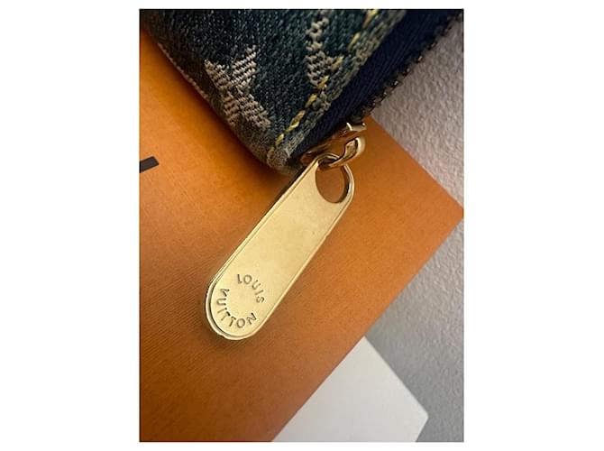 Louis Vuitton Zippy Denim Blu chiaro - vista 2