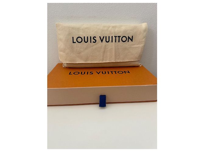Louis Vuitton Zippy Denim Blu chiaro - vista 4