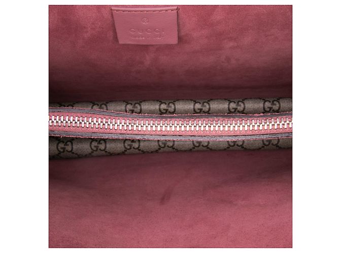 Borsa a Spalla Gucci Dionysus Media GG Supreme Blooms Marrone Beige - vista 4