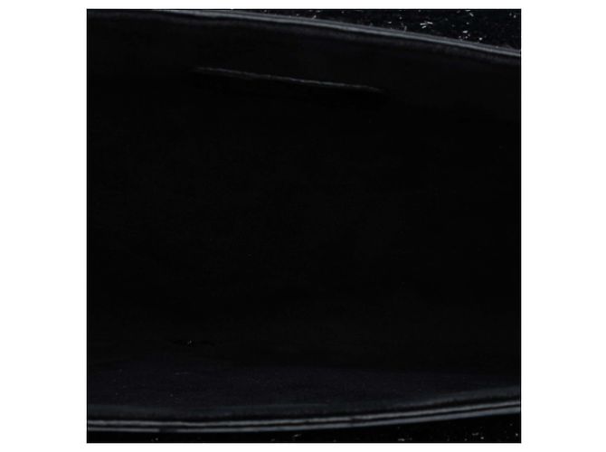 Supporto per tablet in tweed nero CC di Chanel con catena da indossare a tracolla - vista 4