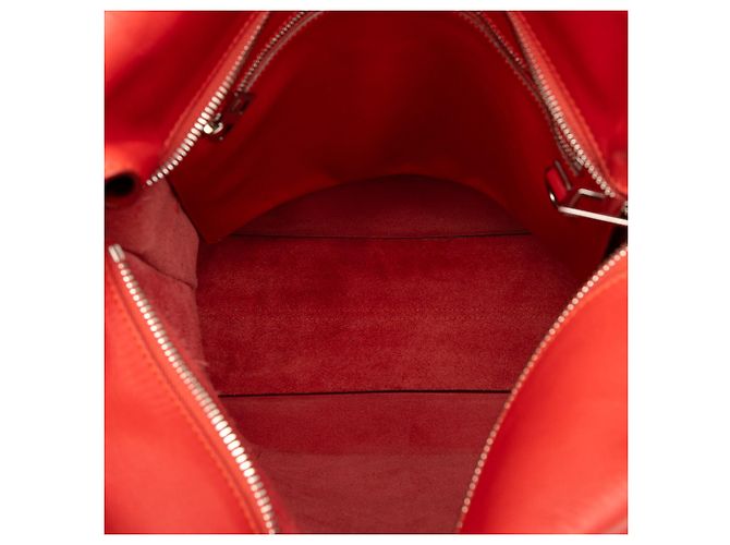 LOEWE Rote Leder Anagram Shopper Tasche - Ansicht 4