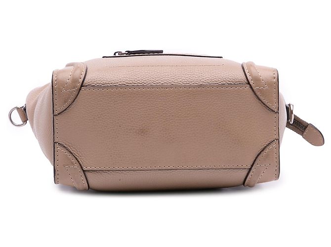 Luggage Céline Bolsa de viagem em couro nano marrom Celine - vista 3