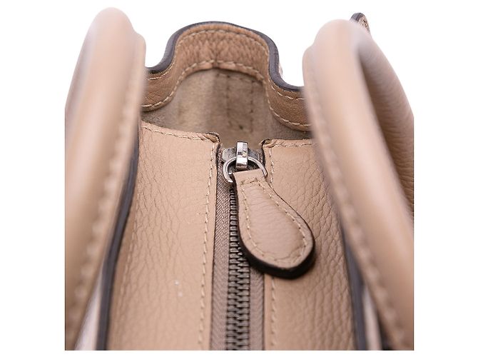 Luggage Céline Bolsa de viagem em couro nano marrom Celine - vista 8