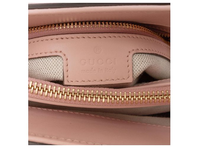 Borsa a mano Gucci Mini GG Matelassé in pelle rosa - vista 5