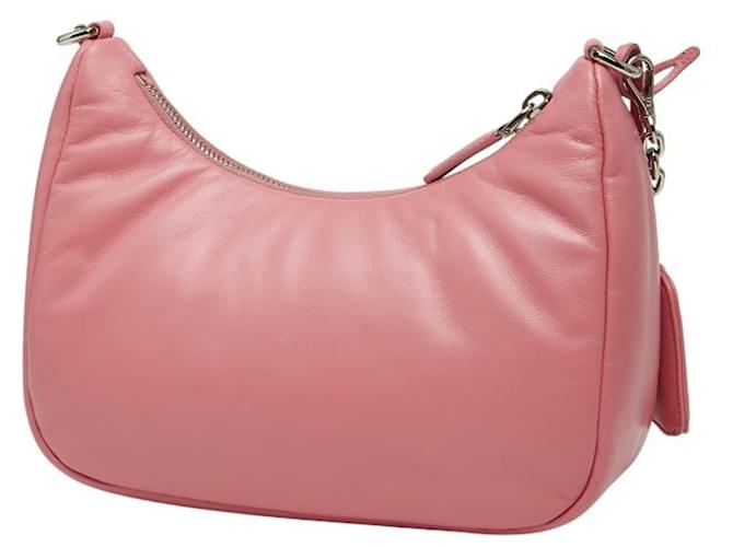 Borsa a catena Prada Re-Edition 2005 Rosa - vista 2