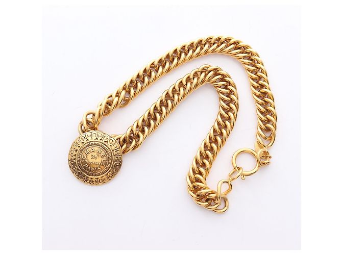 Collana Chanel 31 RUE CAMBON Placcata Oro D'oro Metallico - vista 3