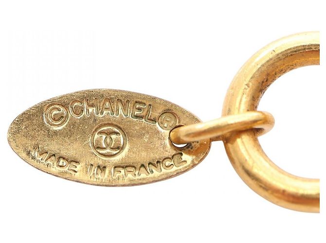Collana Chanel 31 RUE CAMBON Placcata Oro D'oro Metallico - vista 4