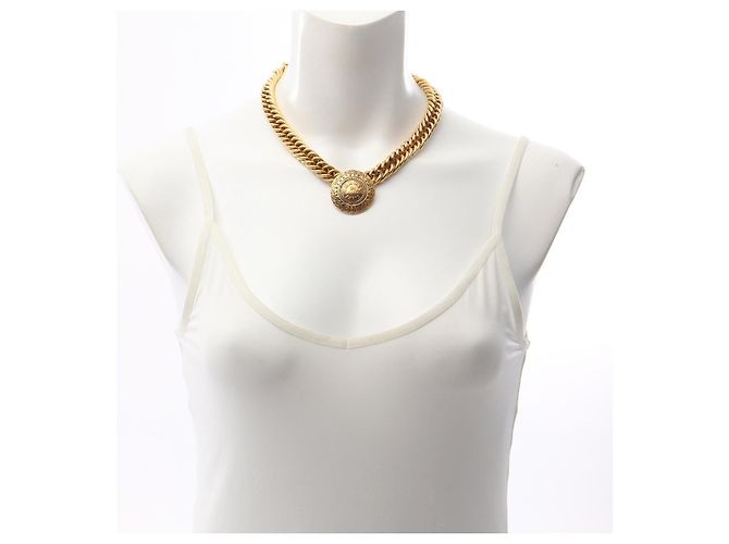 Collana Chanel 31 RUE CAMBON Placcata Oro D'oro Metallico - vista 6