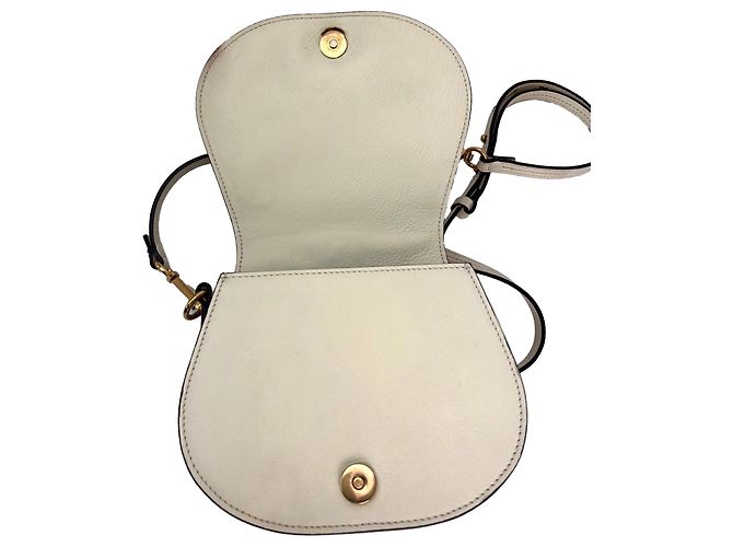 Chloé Borsa a tracolla in pelle beige Chloe Nile Small Bianco - vista 10
