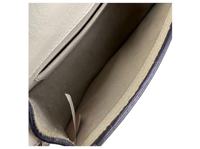 Chloé Borsa a tracolla in pelle beige Chloe Nile Small Bianco - vista 7