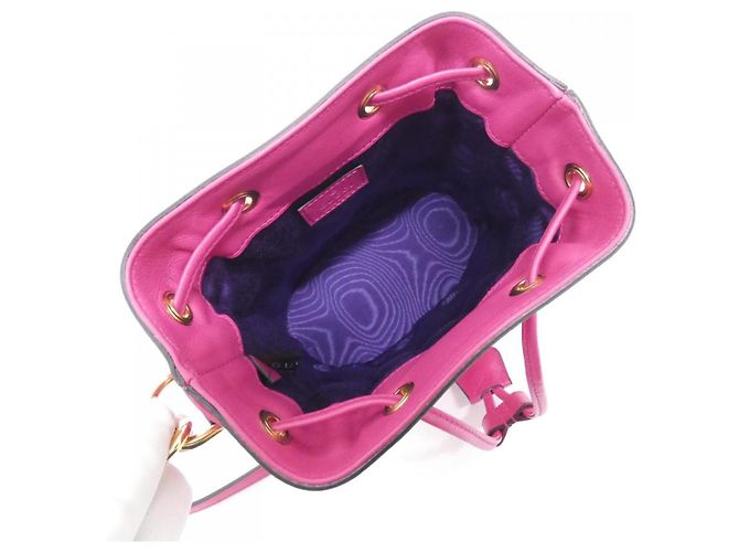 Borsa a spalla in pelle matelassé GG di Gucci Rosa - vista 8