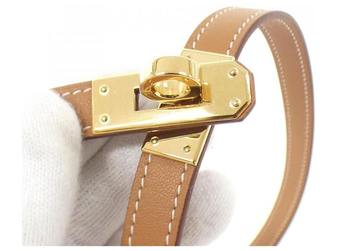 Collana Kelly Swift di Hermès D'oro Metallico - vista 4
