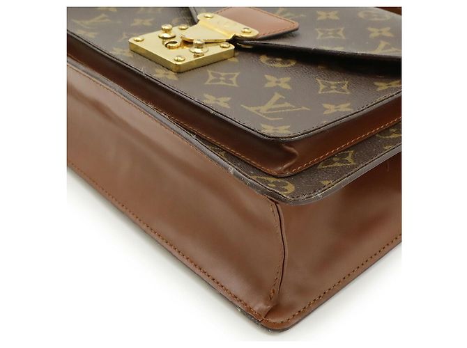 Borsa Monceau 28 Monogramma Louis Vuitton Marrone - vista 3