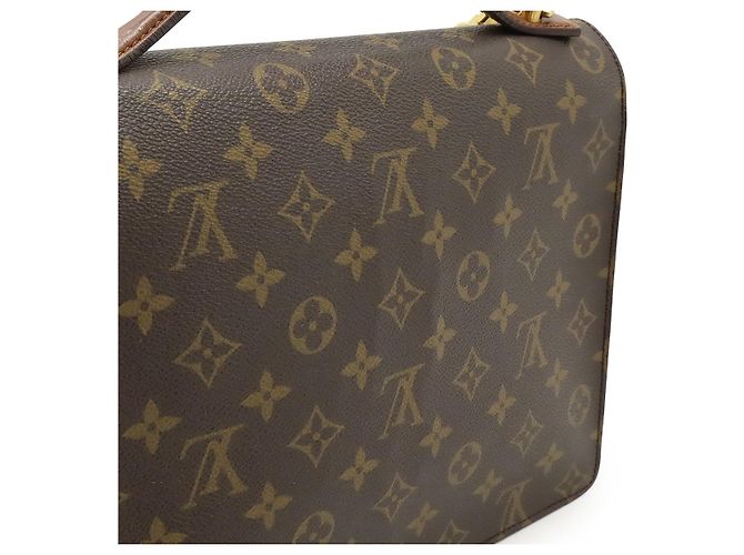 Borsa Monceau 28 Monogramma Louis Vuitton Marrone - vista 5