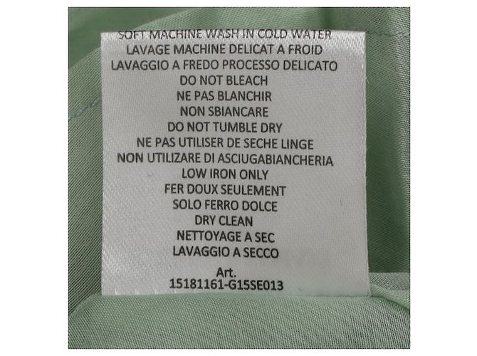 Blusa de Chifón con Estampado de Serpiente Pierre Balmain en Seda Verde - vista 6