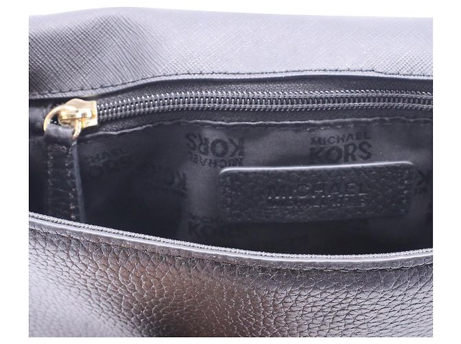 Borsa a tracolla Lila in pelle nera a grana di Michael Kors Blu Blu navy - vista 11