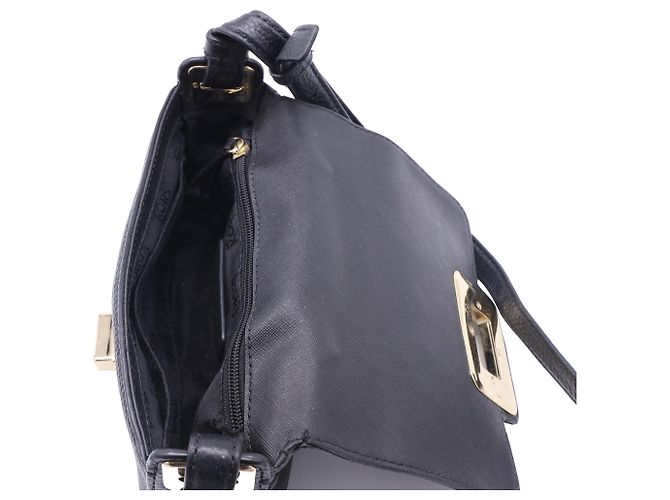 Borsa a tracolla Lila in pelle nera a grana di Michael Kors Blu Blu navy - vista 12