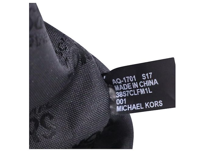 Borsa a tracolla Lila in pelle nera a grana di Michael Kors Blu Blu navy - vista 14