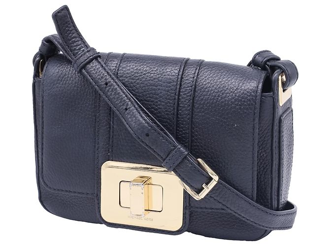 Borsa a tracolla Lila in pelle nera a grana di Michael Kors Blu Blu navy - vista 2