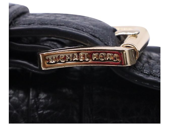 Borsa a tracolla Lila in pelle nera a grana di Michael Kors Blu Blu navy - vista 8