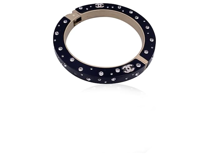 Timeless Bracciale in plastica Chanel CC Nero - vista 2