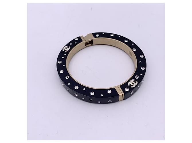 Timeless Bracciale in plastica Chanel CC Nero - vista 4