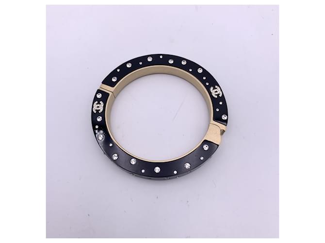 Timeless Bracciale in plastica Chanel CC Nero - vista 5