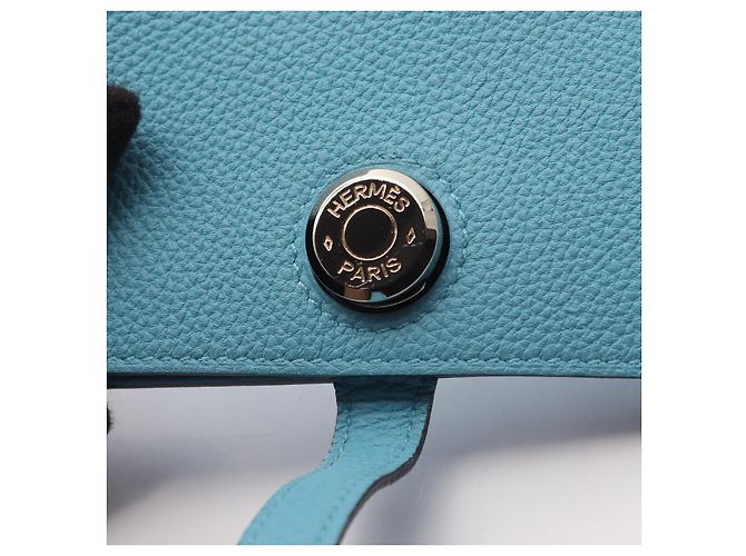 Hermès Portafoglio bifold lungo Dogon Hermes Blu - vista 9