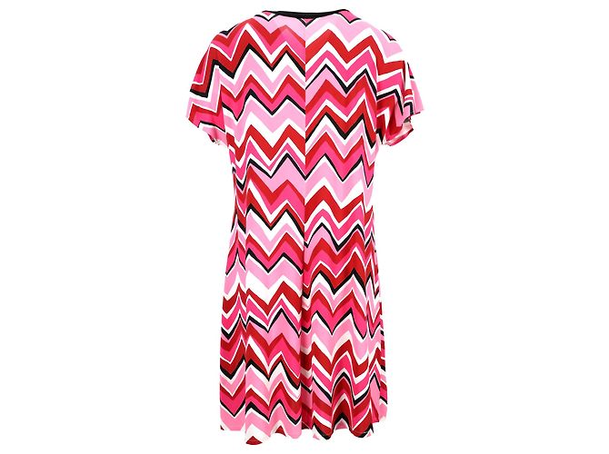 Abito Mini in Jersey Stampato Elasticizzato M Missoni in Viscosa Multicolore - vista 3