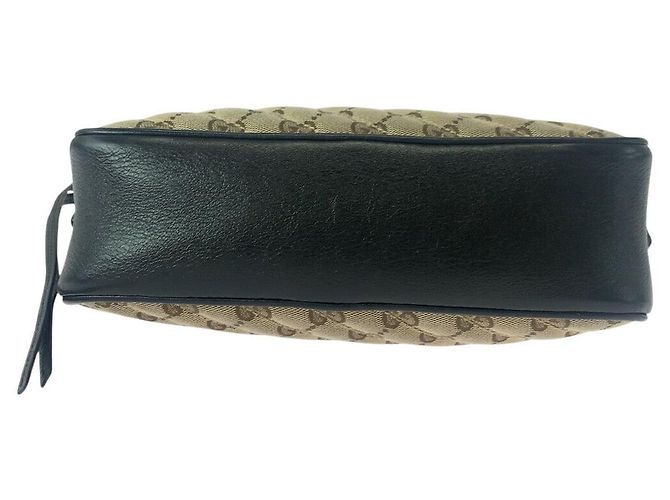 Borsa a Spalla Trapuntata Gucci GG Marmont Marrone Beige - vista 10