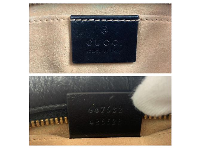 Borsa a Spalla Trapuntata Gucci GG Marmont Marrone Beige - vista 4