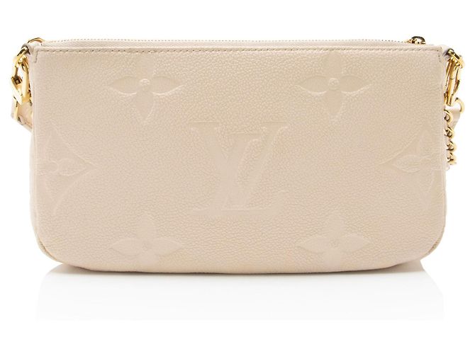 Multi Pochette Multi-Pochette Accesorios Empreinte Monogram Gigante Louis Vuitton - VENTA FINAL Castaño Beige - view 3