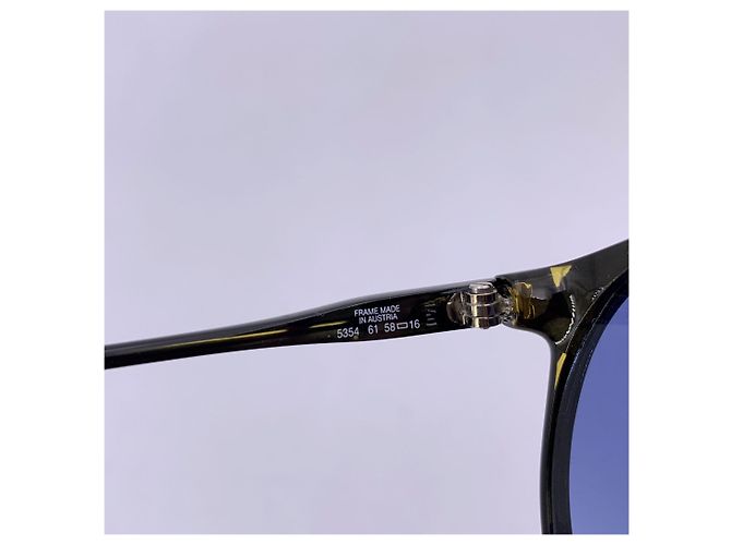 Carrera Occhiali da sole unisex vintage Optyl Mod 5354 61 58/16 Nero - vista 3