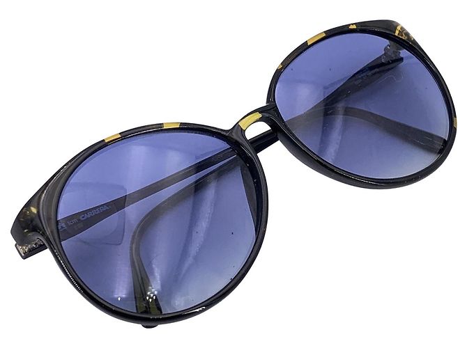 Carrera Occhiali da sole unisex vintage Optyl Mod 5354 61 58/16 Nero - vista 6
