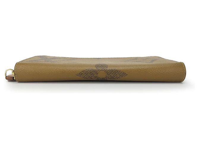 Portafoglio Zippy Monogram Lungo di Louis Vuitton Marrone Bronzo - vue 3