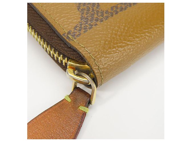 Portafoglio Zippy Monogram Lungo di Louis Vuitton Marrone Bronzo - vue 4